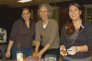 Making Hamantashen for Purim